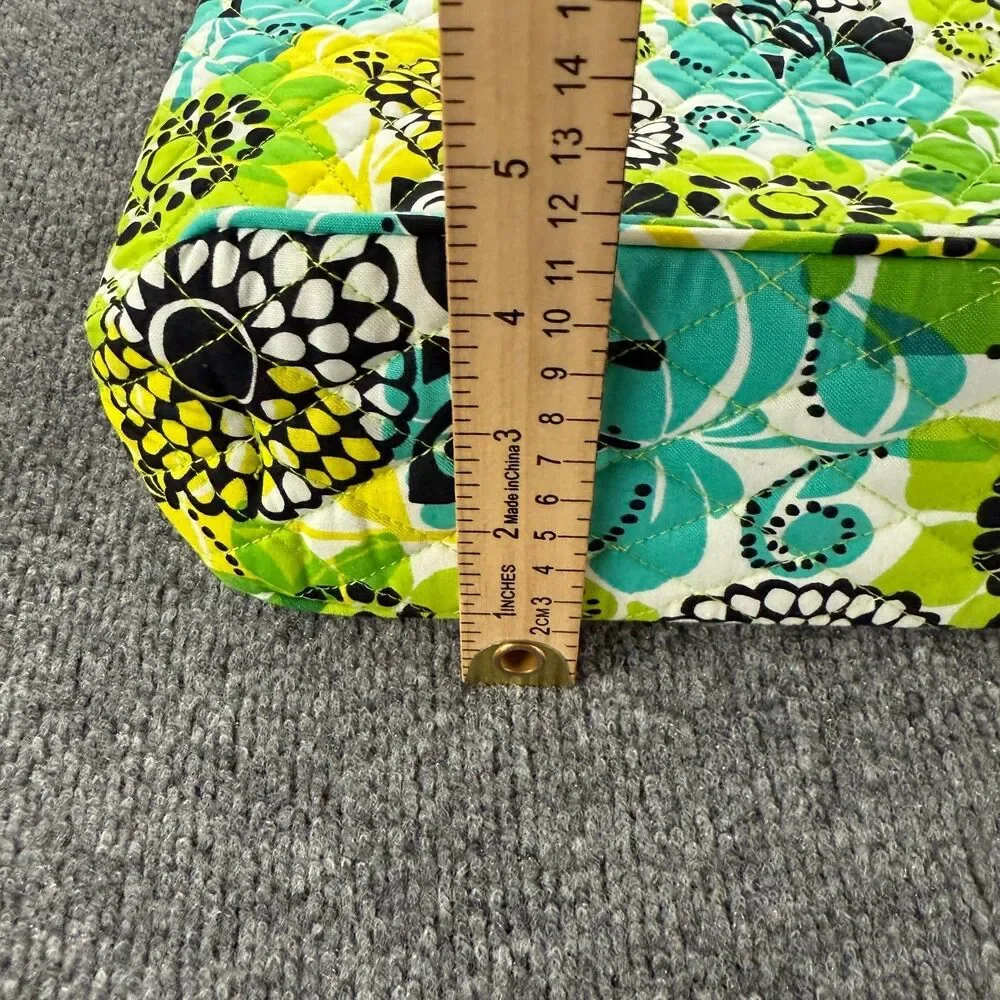 Vera Bradley Tote Bag‎ East West Limes Up Floral Quilted Boho Hippie Bag